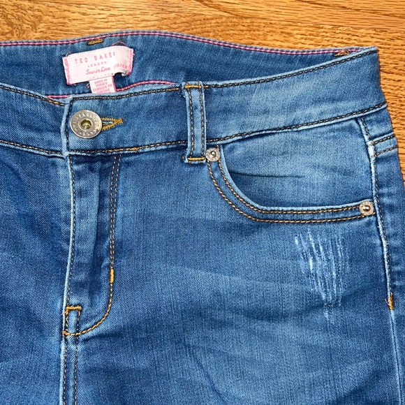 TED BAKER WOMENS JEANS BLUE COLOR SIZE W28/L30 - Picture 2 of 4